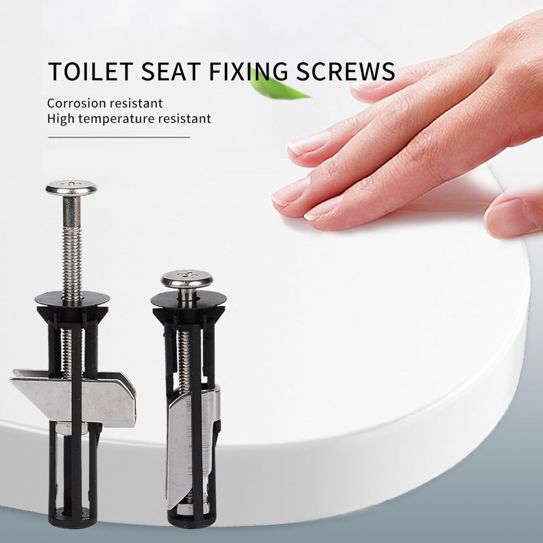 Universal Bolts And Screws For Toilet Seat, Quick-release Hinge Fixing, Replacement Kit For Toilet Seat, Easy Installation — view 3