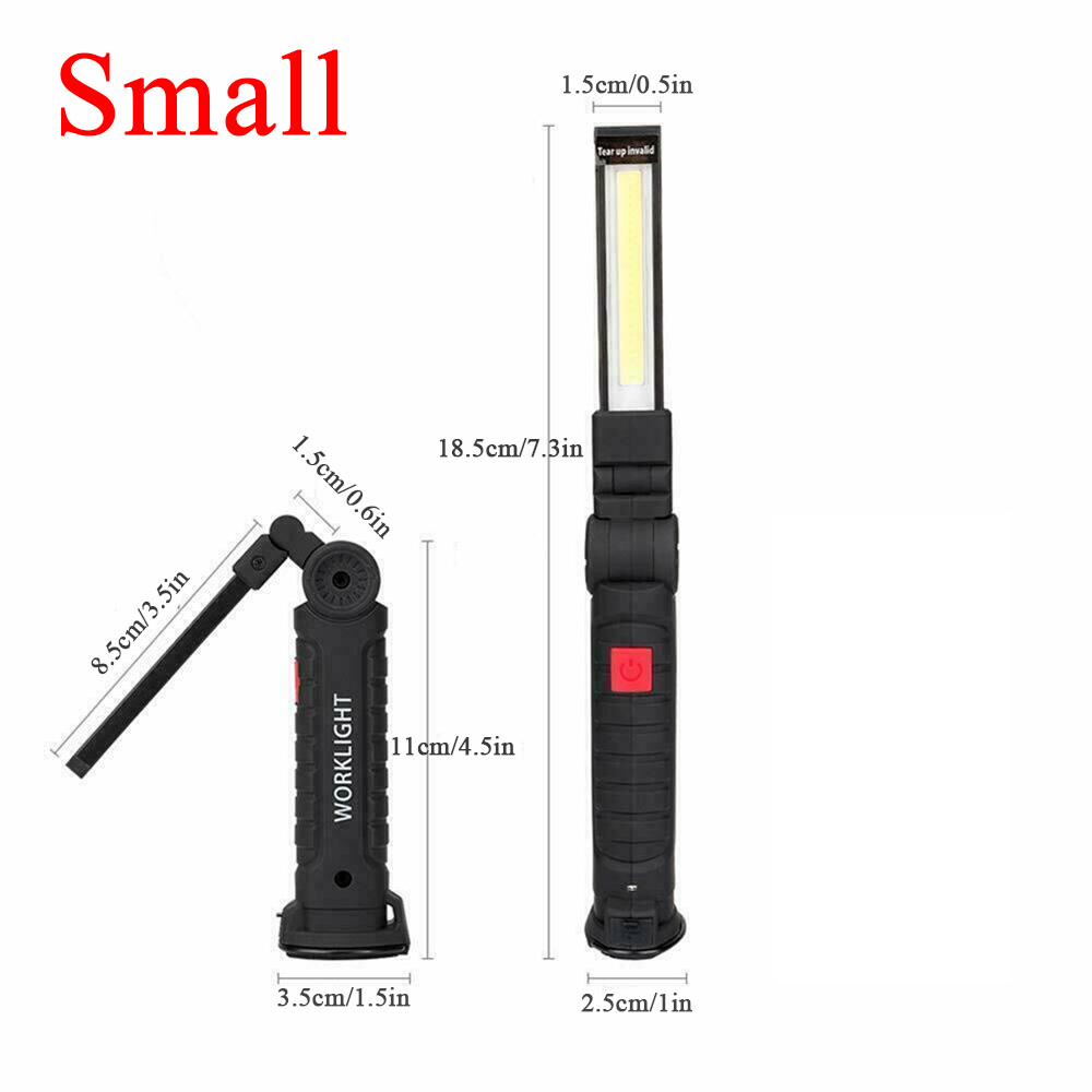 Magnetic Folding COB Work Light, 2-Pack