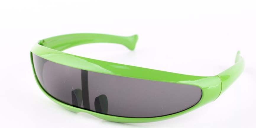 Title 12, X Men Fish Shaped Laser Glasses Mercury Lens