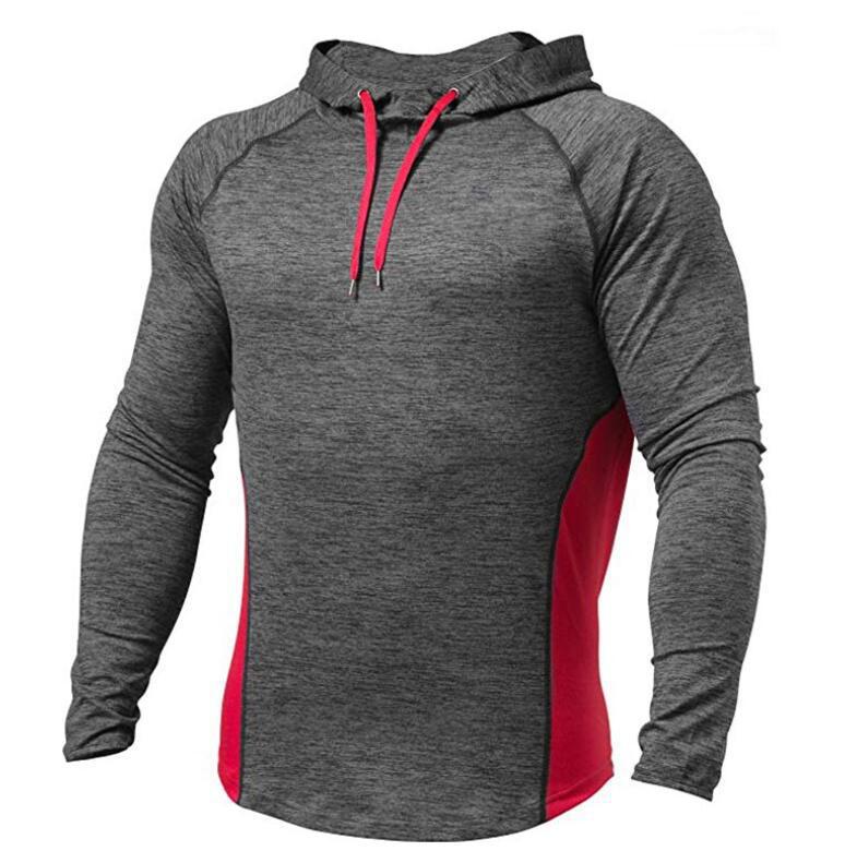 Title 4, Heren T-shirt Outdoor Fitness T-shirt met capuc...