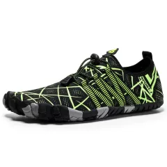 Five-finger Wading Shoes Outdoor Sports Shoes - Green - View 1