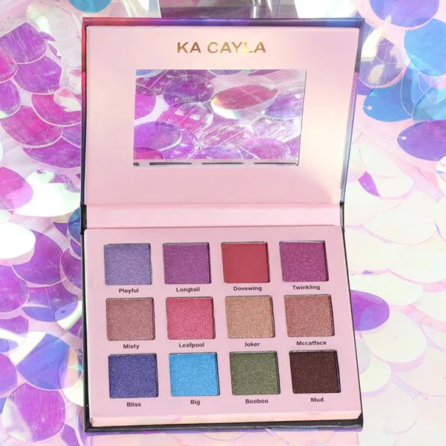 Fashion Creative 12 Color Eye Shadow Palette Colorful - Shop at LoveMi
