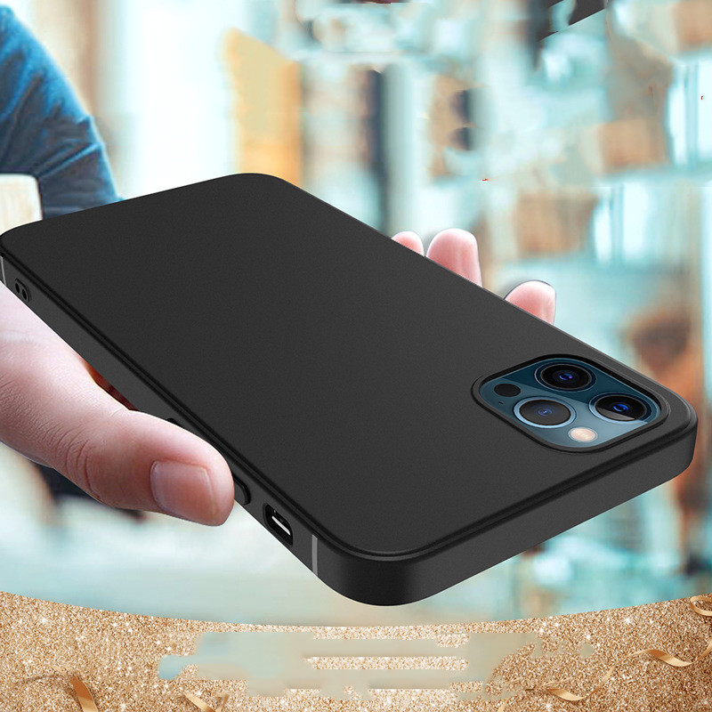 Funda de silicona suave esmerilada protección celular