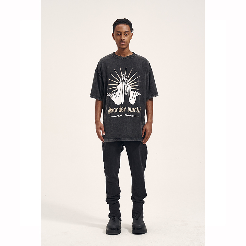 Button Opening Trendy Brand Men's Retro Stretch Slim Flared Jeans