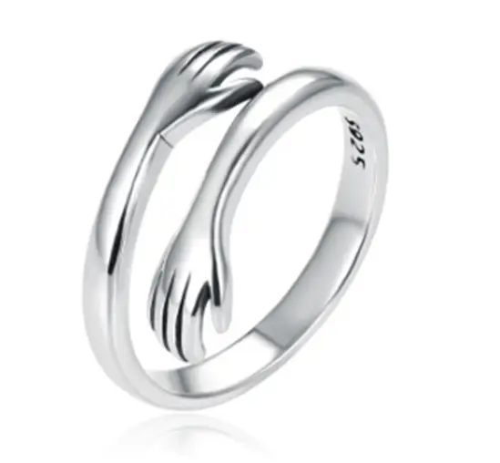 S925 Silver Open Women's Ring