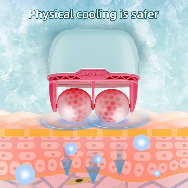2In1 Dual Head Handheld Ice Roller For Face, Facial Cooling Massager For  Self Care, Therapeutic Cryotherapy Face & Eye Puffiness Relief, Shrink Pores — foto 5