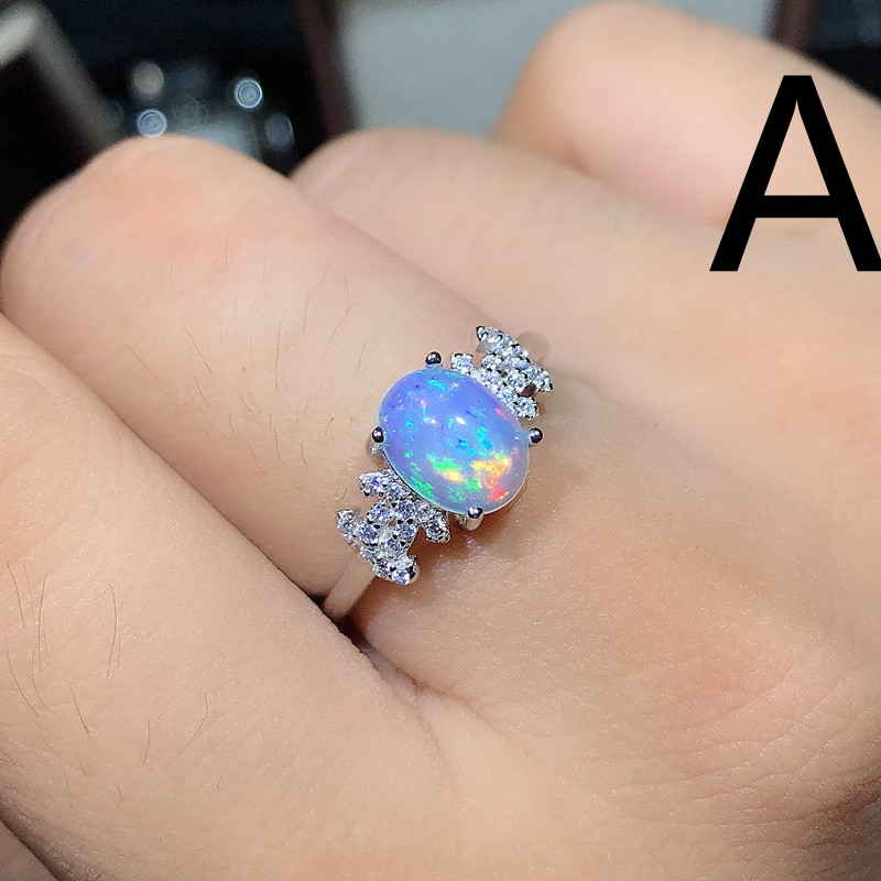 Silver Adjustable Ring With Live Mouth