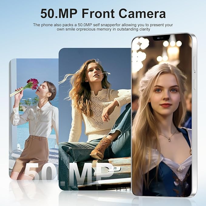 C24 Ultra 5G Unlocked Smartphone Android 14 Phone, 12GB 512GB 6800mAh 6.8in