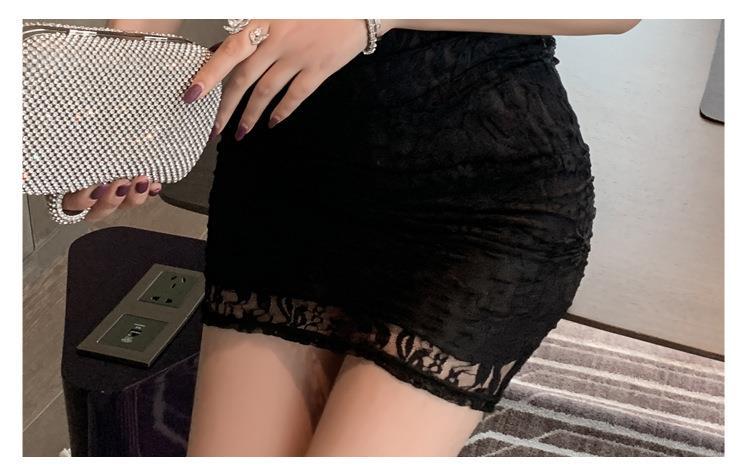 Lace Skinny Sheath Nightclub Slim-fit Bottoming Dress