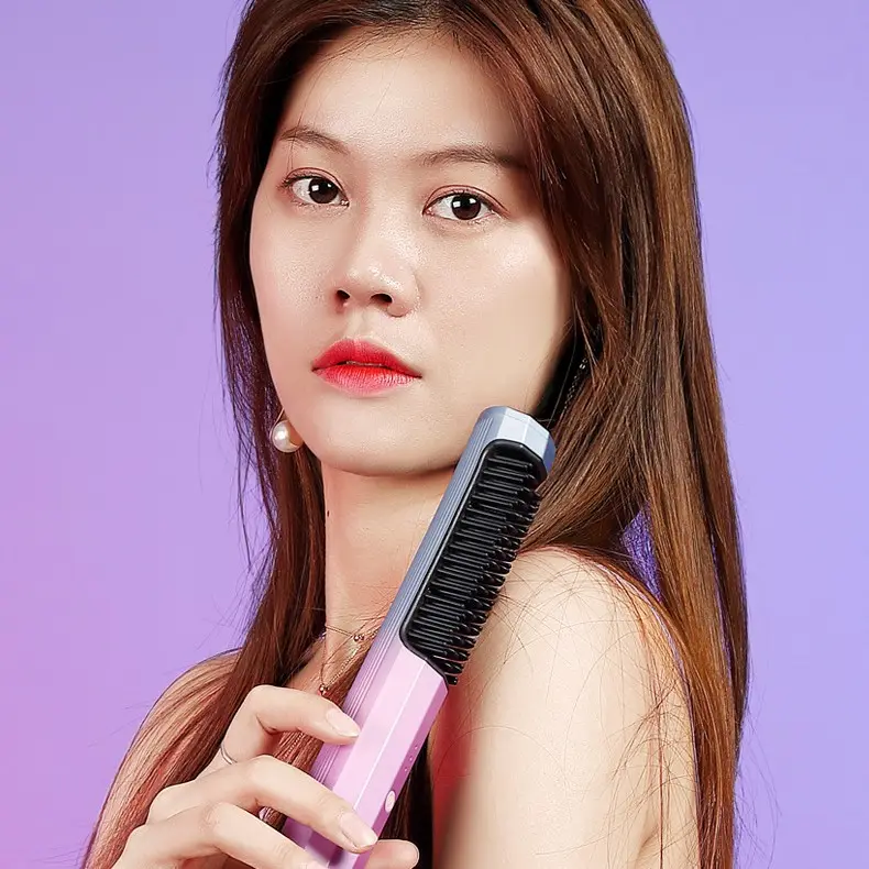 Two-purpose Comb Straightener for Curling Hair