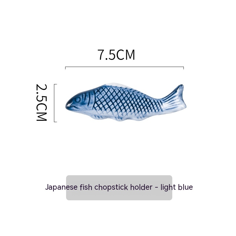 Fish shaped light blue