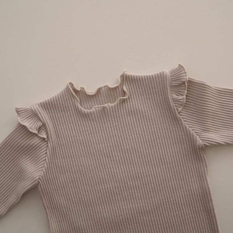 Girls' Long Sleeve Homewear Set Cotton Pit Strips