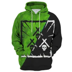 3D Digital Printing Casual Sports Hoodie Sweater - C-M - View 1