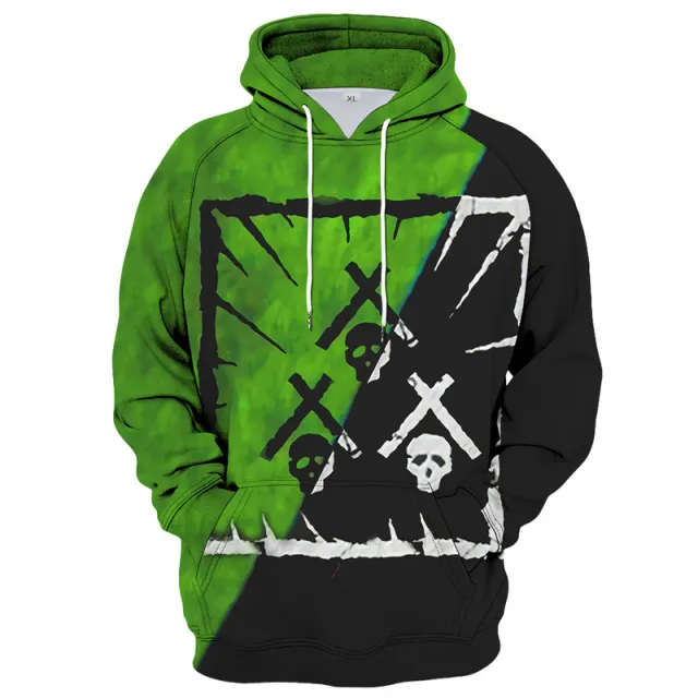 3D Digital Printing Casual Sports Hoodie Sweater C M - Shop at LoveMi