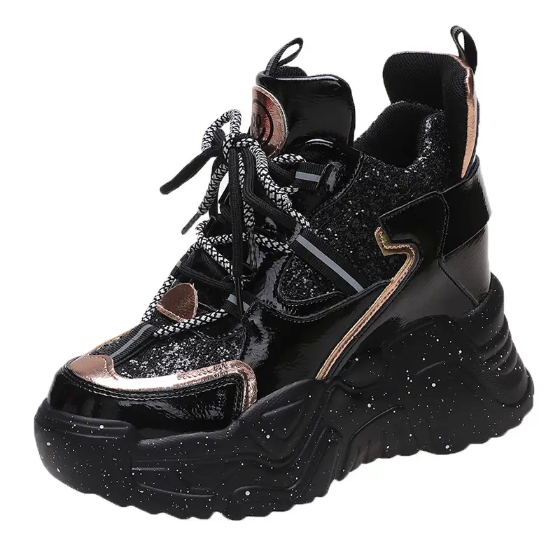 Sporty Casual Shoes Korean Thick Base Sponge Cake