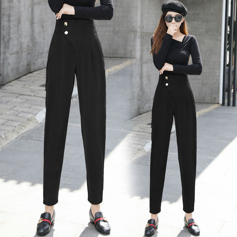 Title 4, Fashion Personality Corduroy Pants Feminine All...