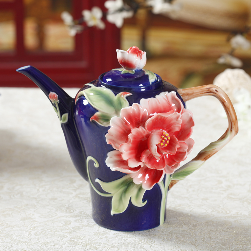 Peony Pot blue