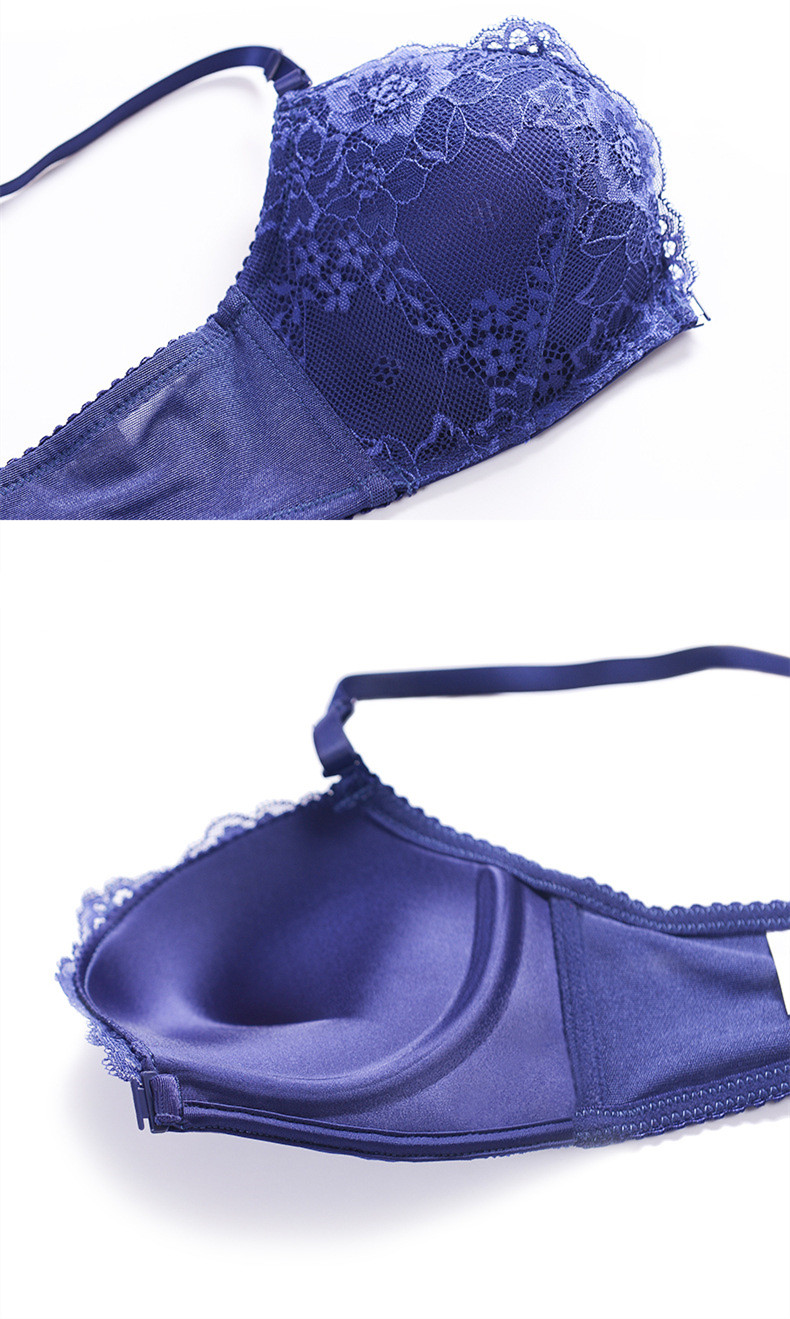 Title 7, Womens Front Buckle Lace Underwear. Thin bra f...