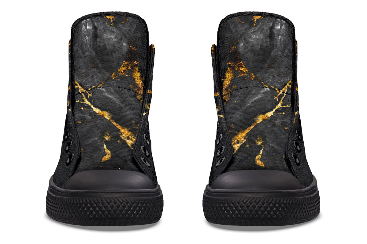 High Top Canvas Shoes For Printing Lovers