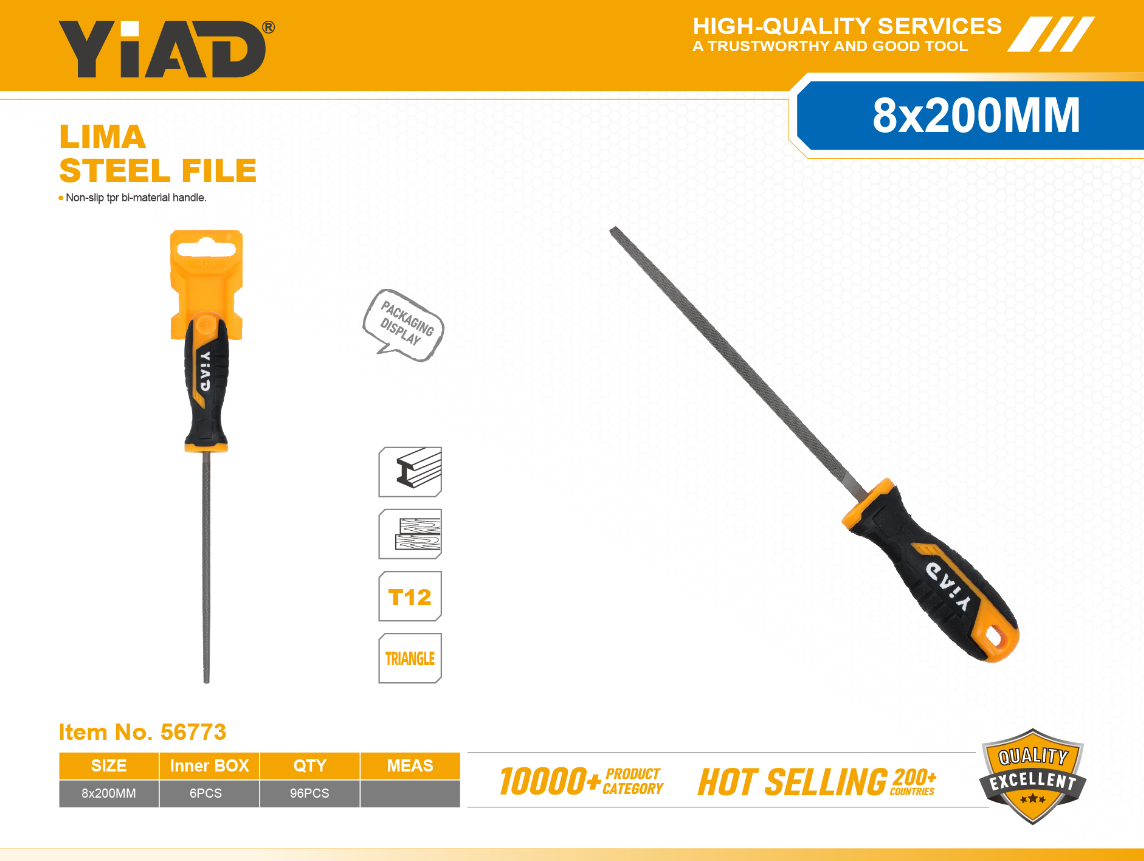 8x200MM Triangular File- Only Support Self-pickup, Free Shipping Price Is Anti-auction Price