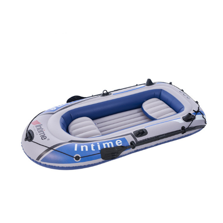 Outdoor water sports two inflatable kayak, raft boat — foto 5