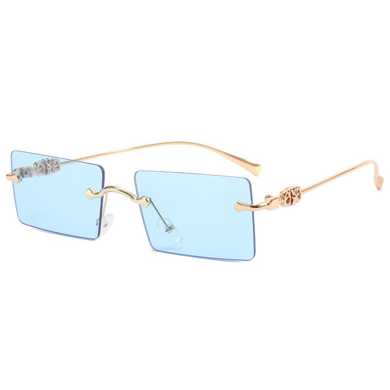 Title 7, Fashion Rimless Cut Edge New Gradual Change Sun...