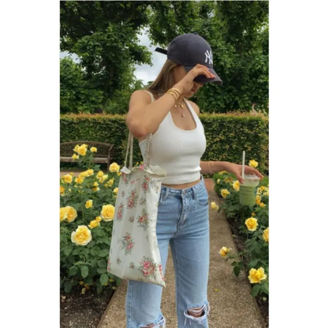 High Waist Wide Leg Trousers Ripped Washed Jeans Blue - Shop at LoveMi