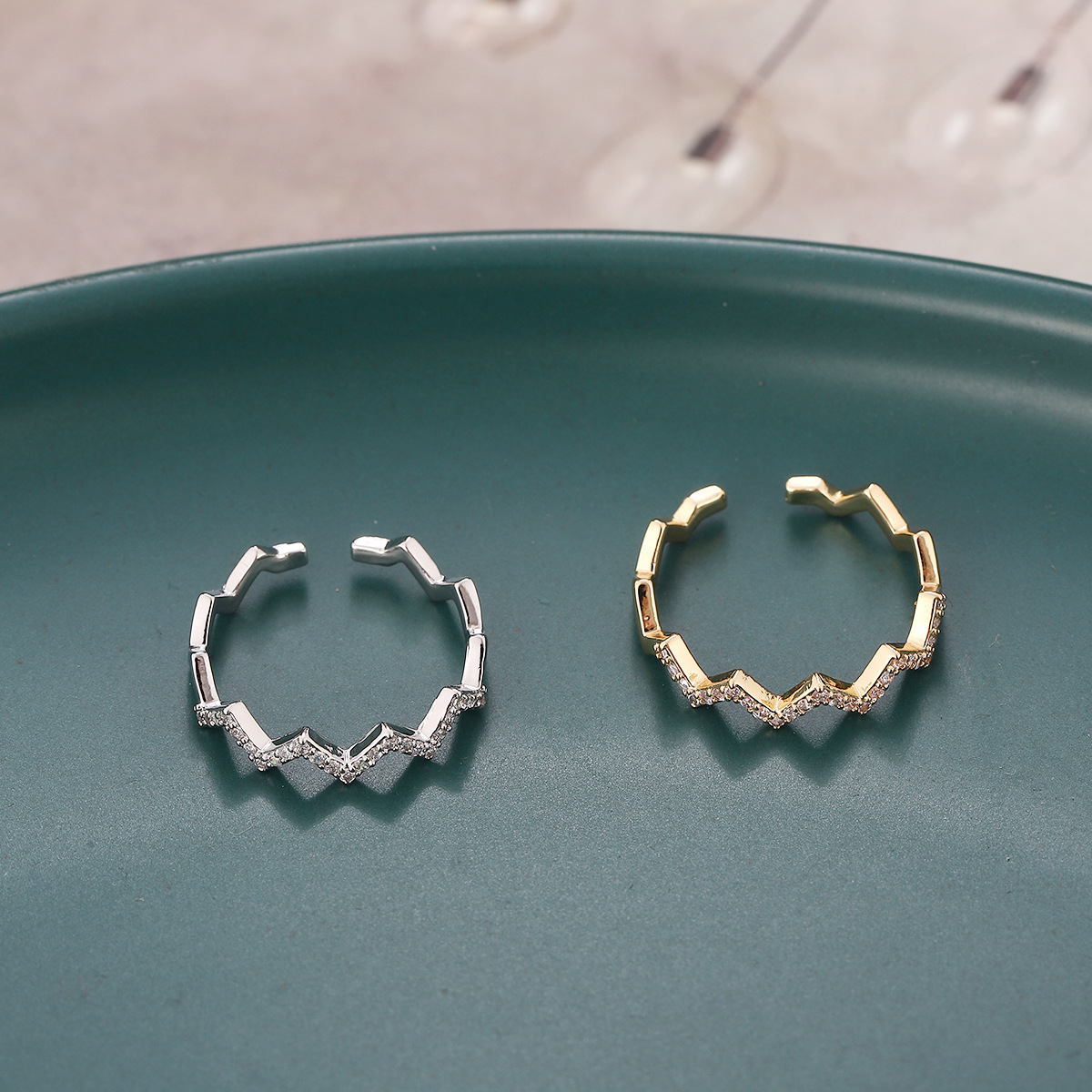 Micro Inlaid Zircon Temperament Full Diamond Ring