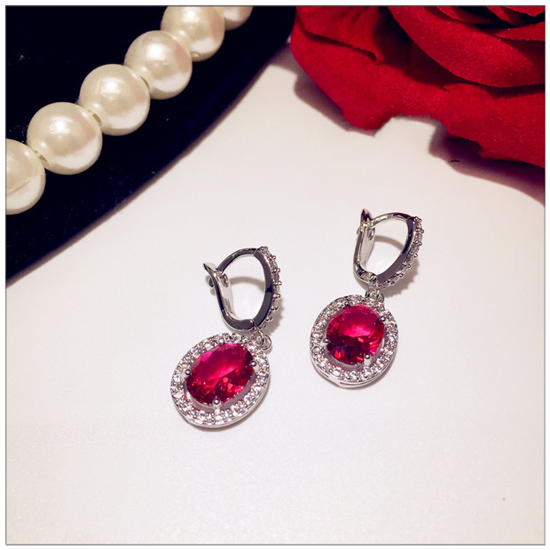 Fashion Elegant Atmosphere Luxury Crystal Earrings