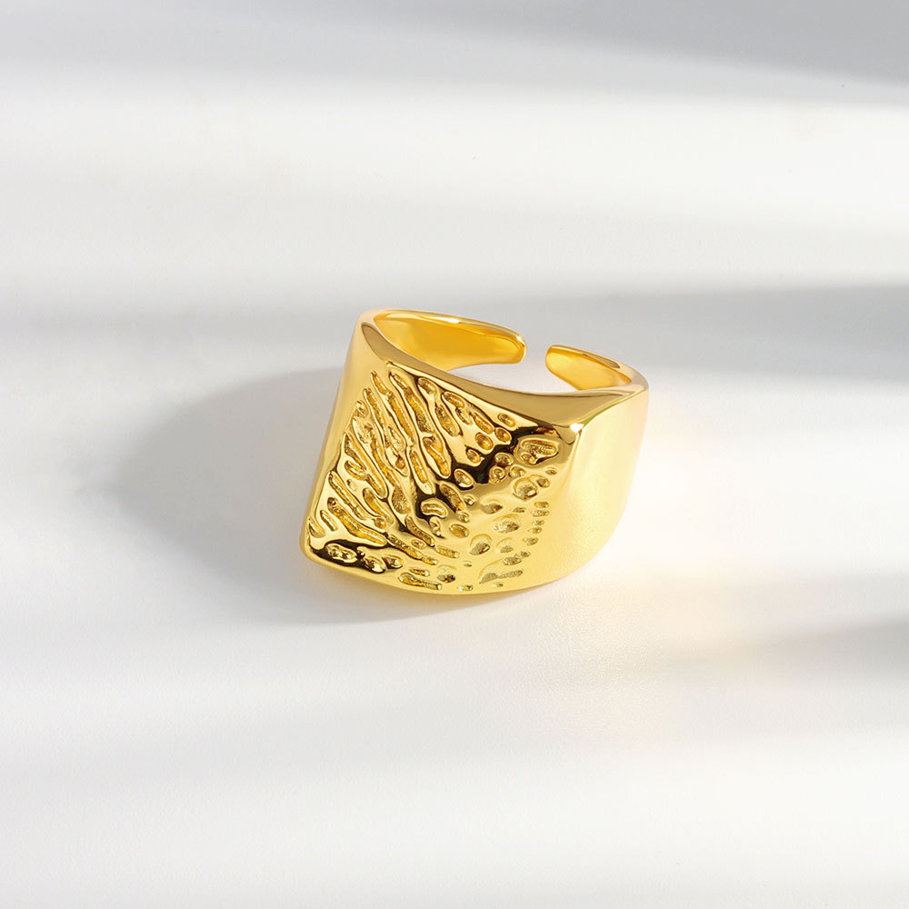 Irregular Texture Ring Female Design Ins Trendy Personality
