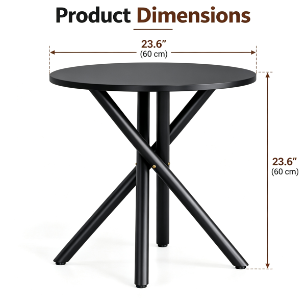 Round Metal Side Table, picture 4 of 5