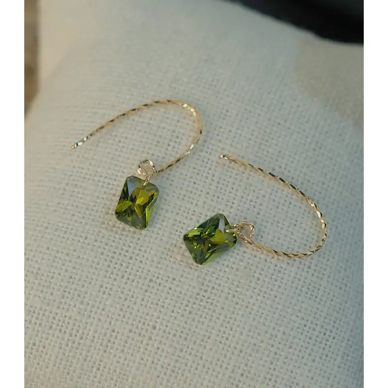 14k Gold Plated Sterling Silver Vintage Elegant Earrings