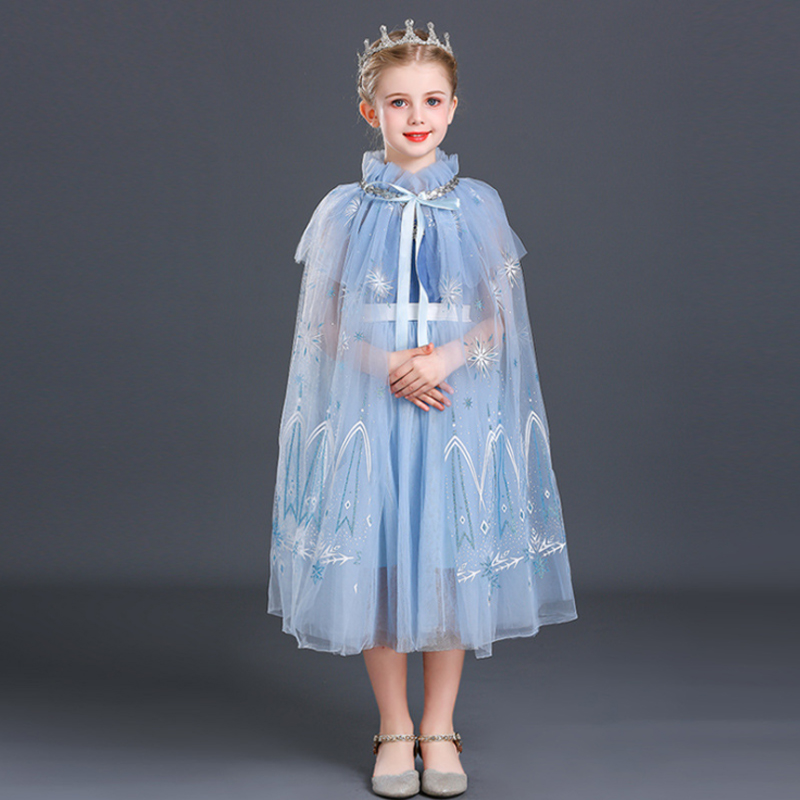 Blue princess skirt with cape