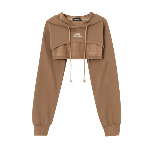 Sweater Blouse Girls Sweet Cool Fashion Brown - Shop at LoveMi