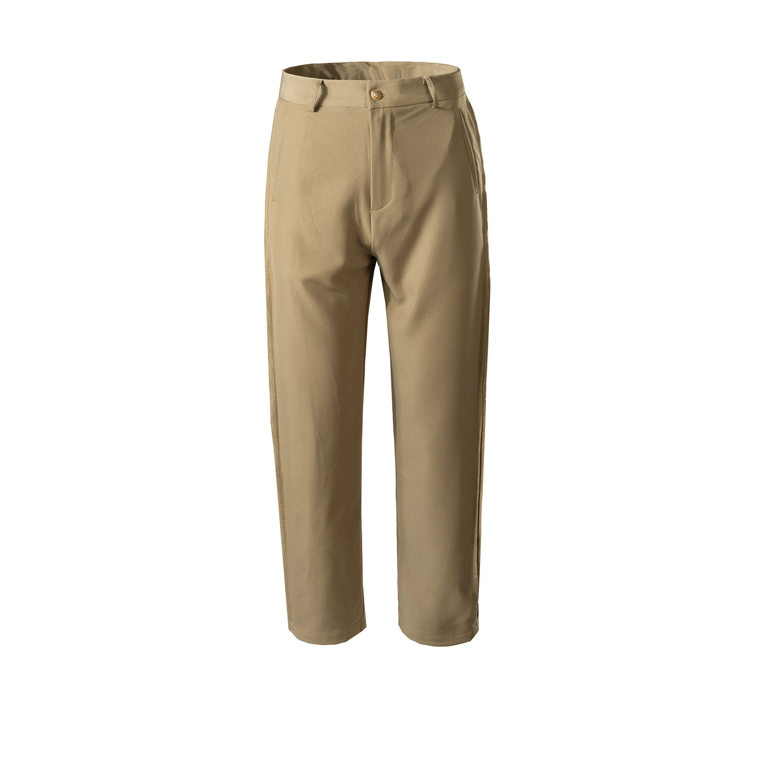 Men's And Women's High Street Side Reverse Stitched Layered Trousers