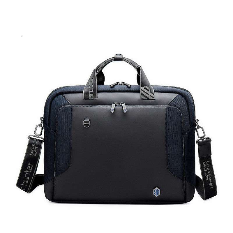 Casual One shoulder Messenger Bag Large capacity Conference Computer Blue - Shop at LoveMi