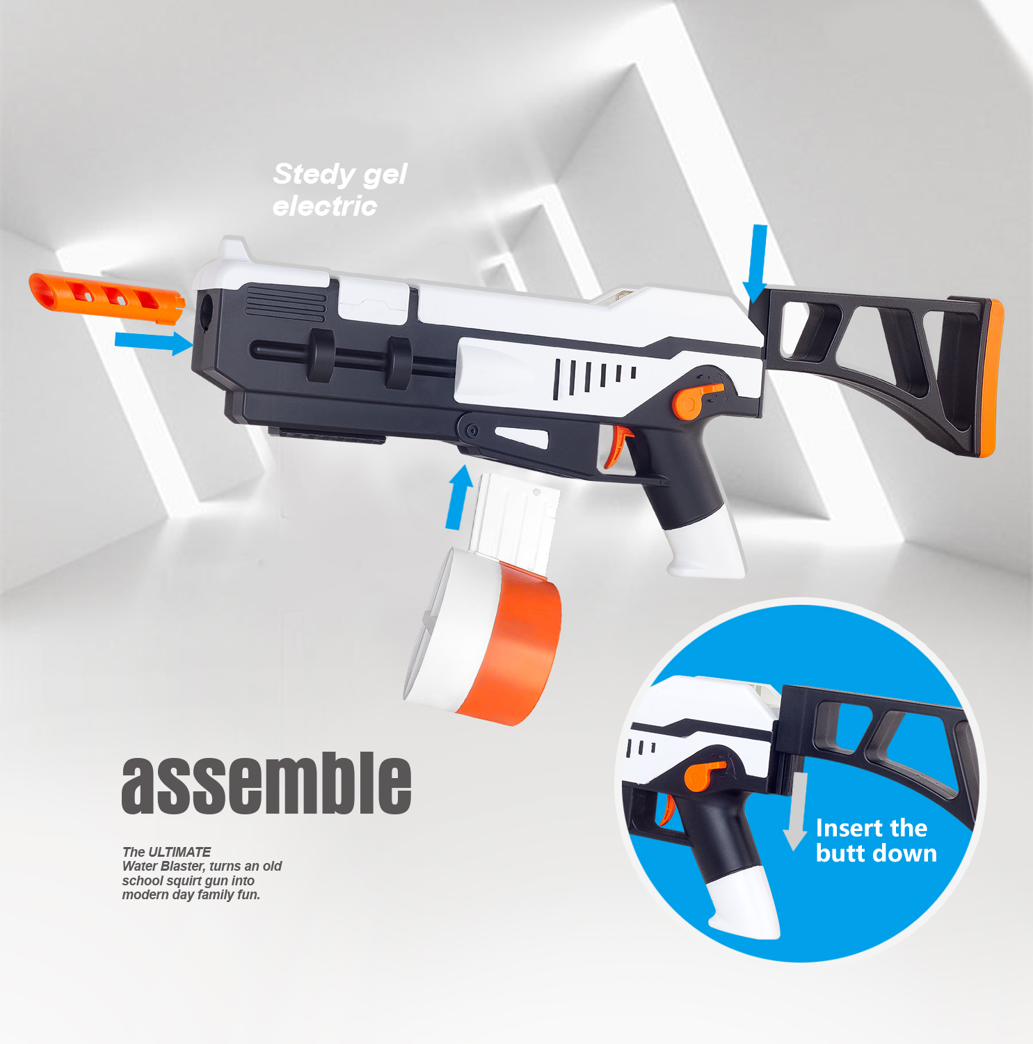 Pistolet à Billes Souples G36S — Réplique Électrique pour Ados 4