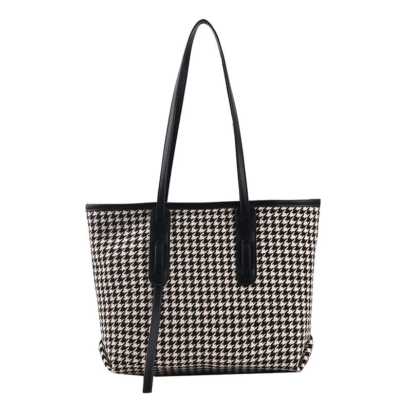 Small houndstooth khaki