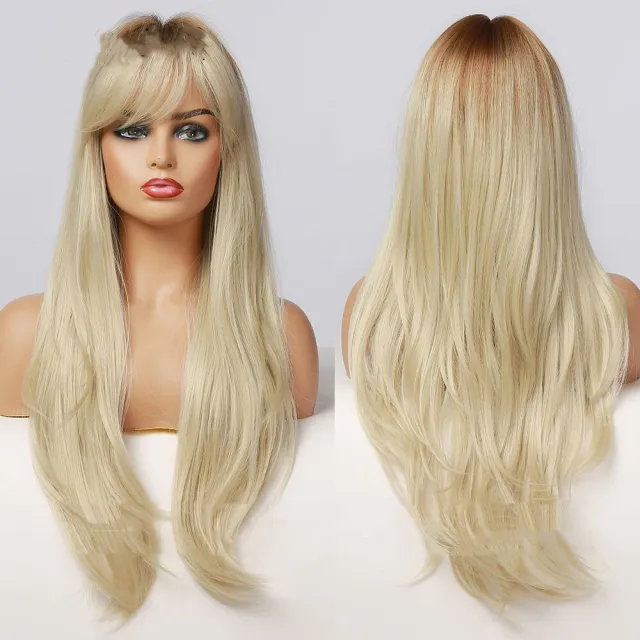 Wig Women's Slanted Fringe Gradient Color2 - Shop at LoveMi