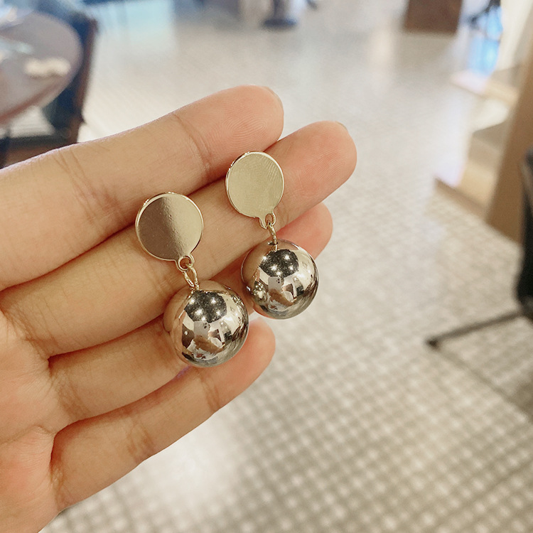 Trendy New Round Ball Earrings