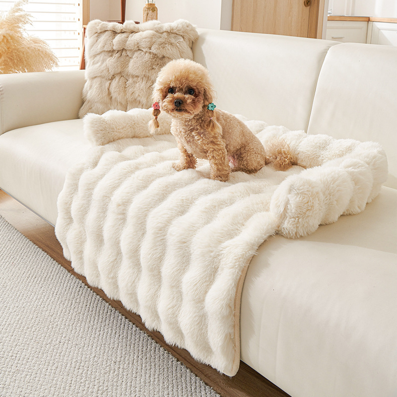 Dog Mat - Winter Thickened, Warm And Slip-resistant Pet Mat For Cats And Dogs' Beds