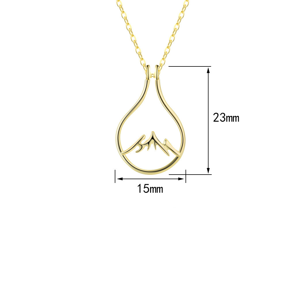 Fashion New Alloy Candlestick Pendant Necklace