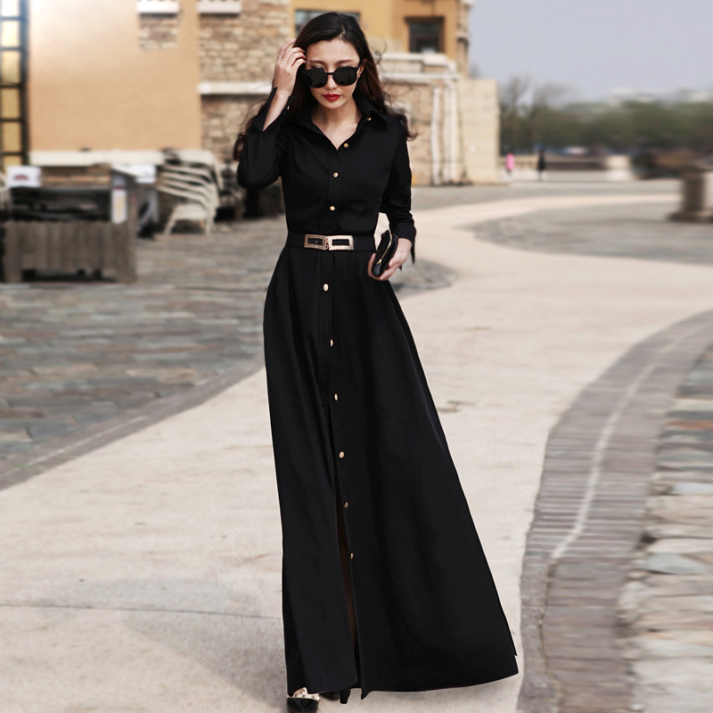 Long Sleeve Polo Dress