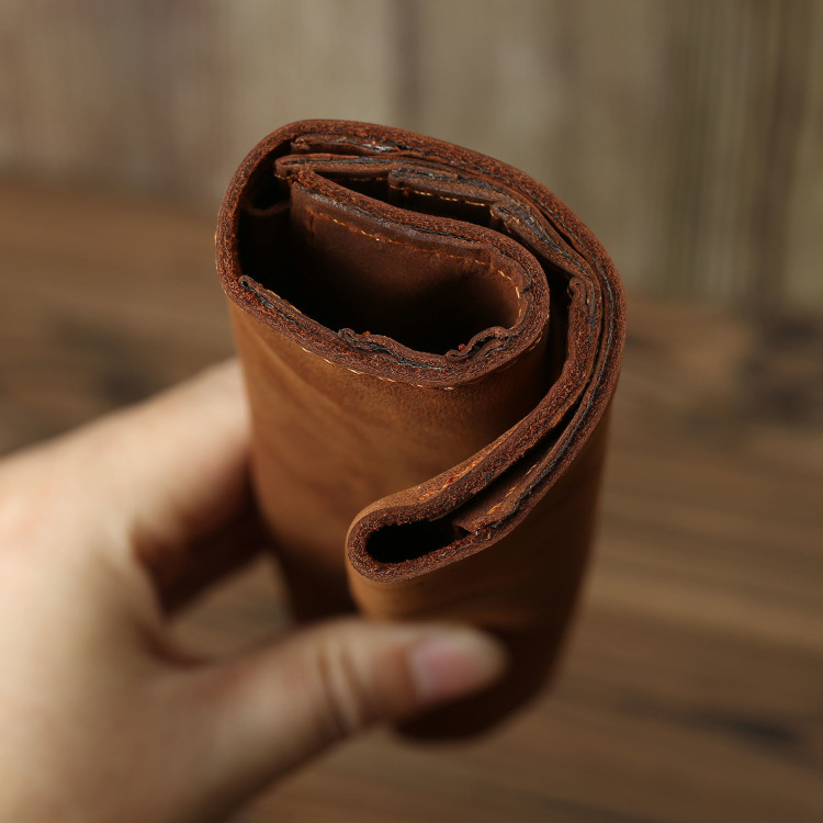 Men's Retro Handmade Long Wallet