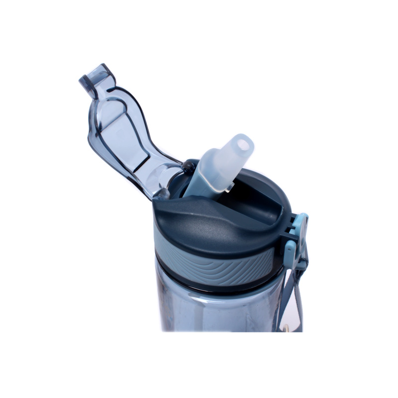 Large Capacity Sports Water Bottle Straw Cup Plastic Portable