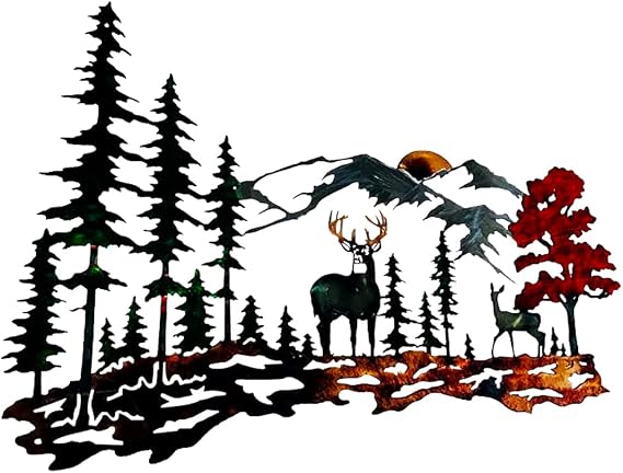 Metal Deer Wall Art, picture 4 of 4