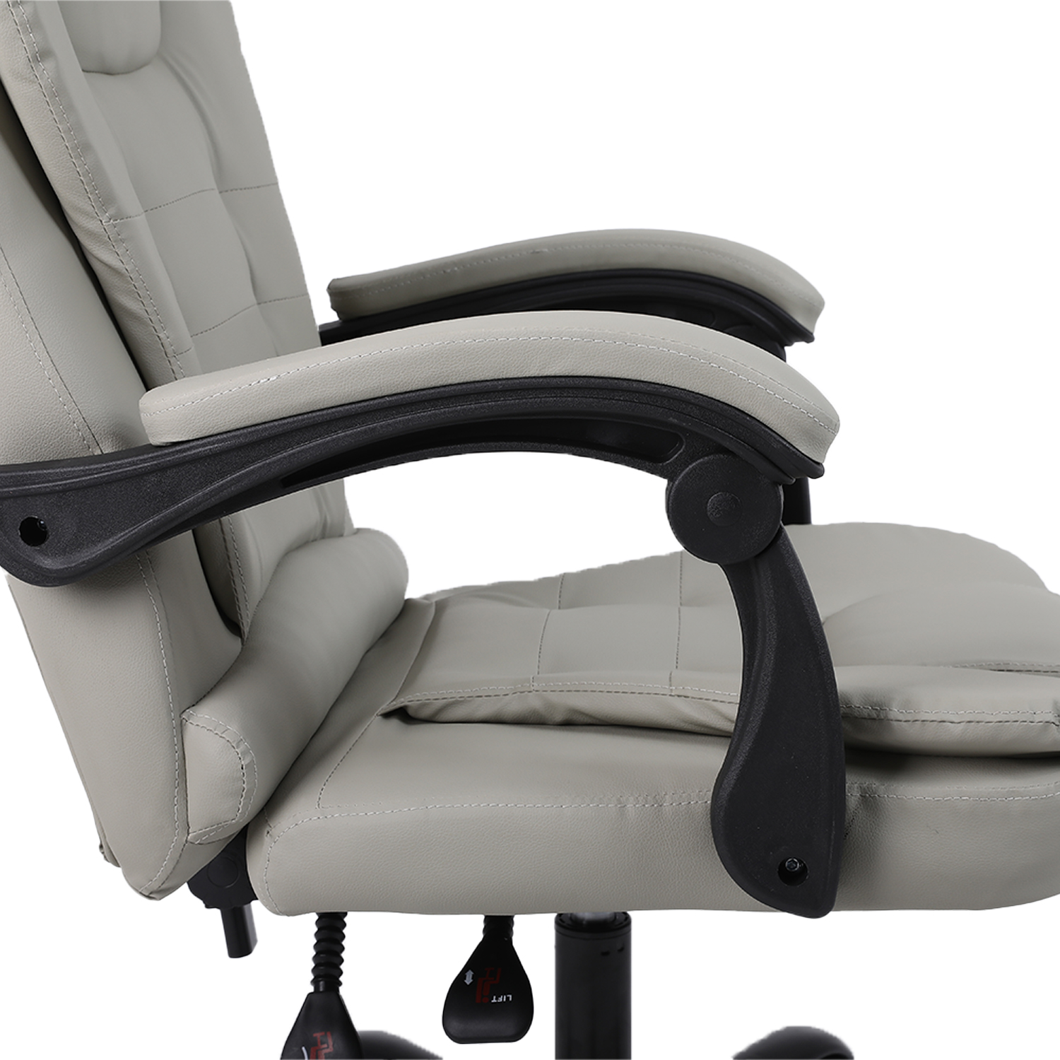 Ergonomic Executive Office Chair,Faux Leather,Adjustable Height 45-55cm — image 4