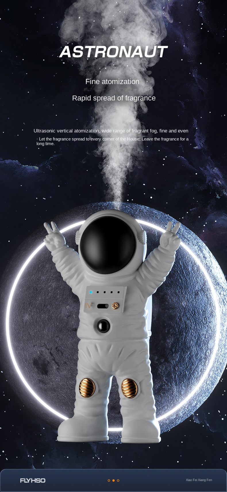 Title 5, Astronaut Perfume Aroma Diffuser 50ML Electric ...