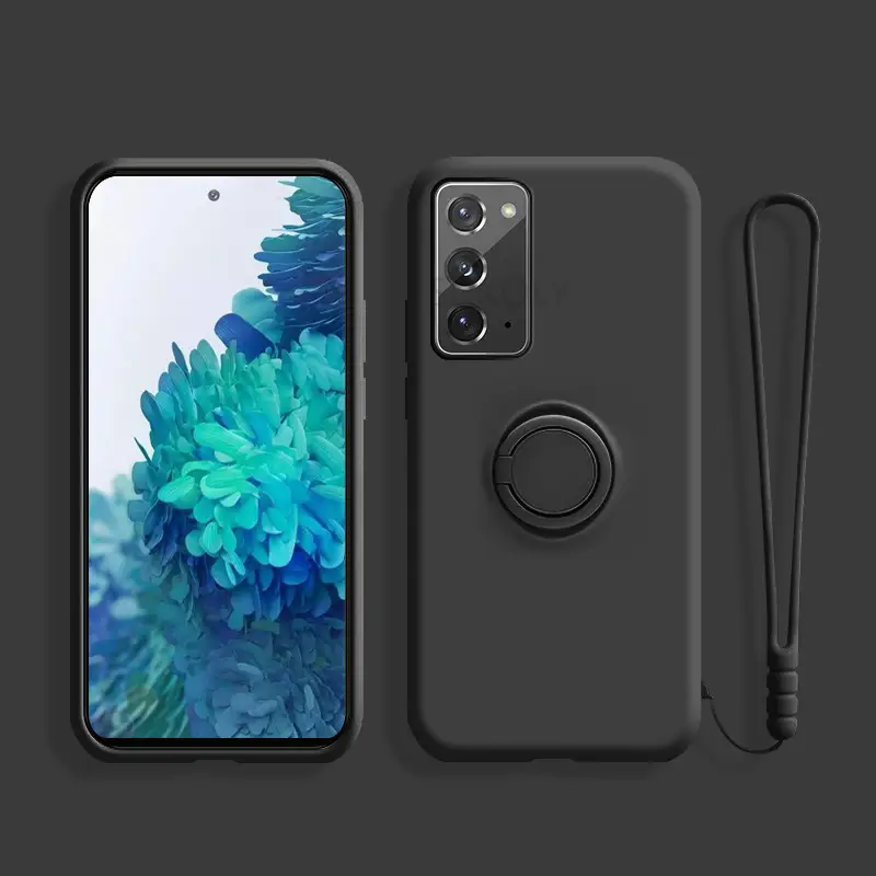 Liquid Silicone Phone Case Ring Bracket