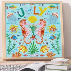 DIY Diamond Embroidery Animal Flower Painting Decoration - View 1
